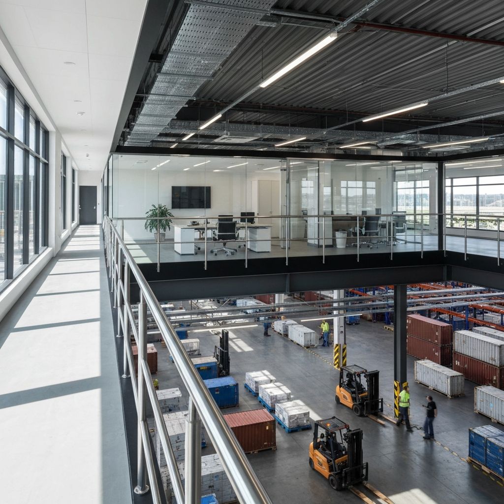 Galpões com Mezanino